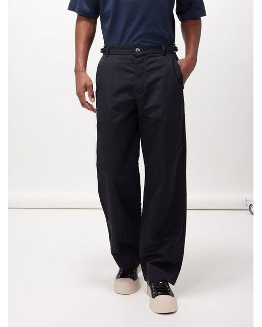 Jacquemus Jean Cotton-blend Twill Tailored Trousers