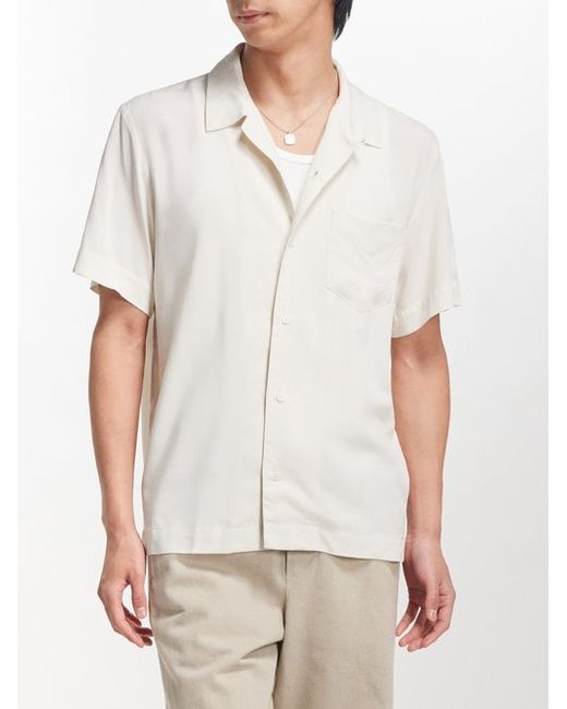 A.P.C. . Lloyd Viscose-crepe Short-sleeved Shirt