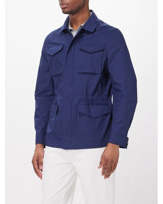 Brunello Cucinelli Flap-pocket Field Jacket