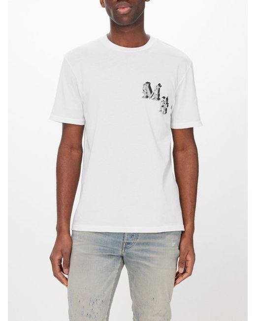 Amiri Angel-print Cotton-jersey T-shirt