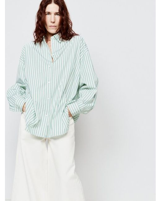 Raey Striped Cotton Cocoon Shirt
