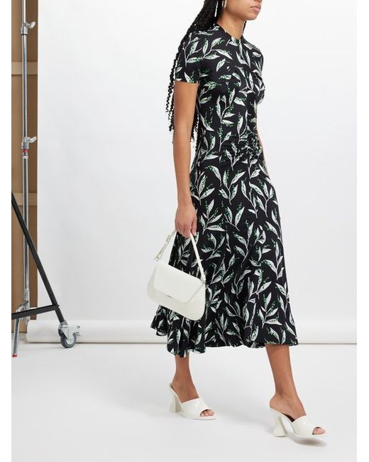Rabanne Floral-print Jersey Midi Dress