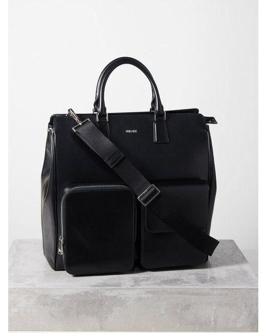 Versace Cargo Leather Tote Bag