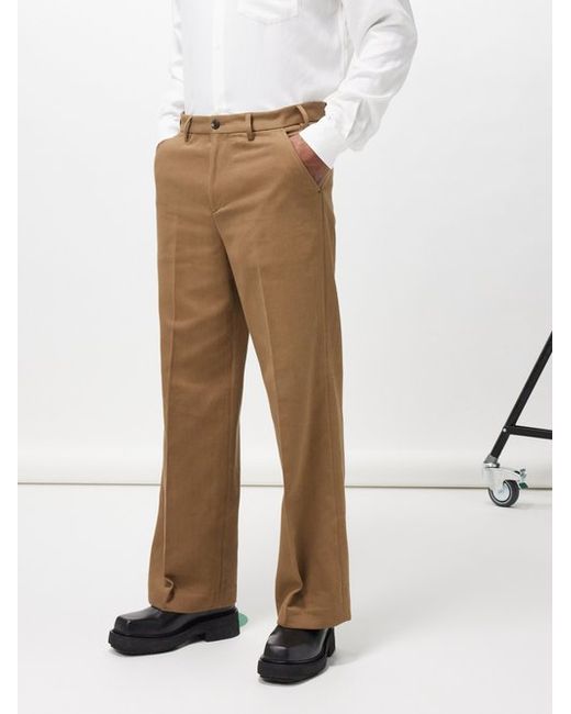 Our Legacy Sailor Cotton-sateen Relaxed-leg Suit Trousers