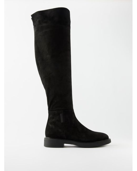 Gianvito Rossi Lexington Suede Over-the-knee Boots