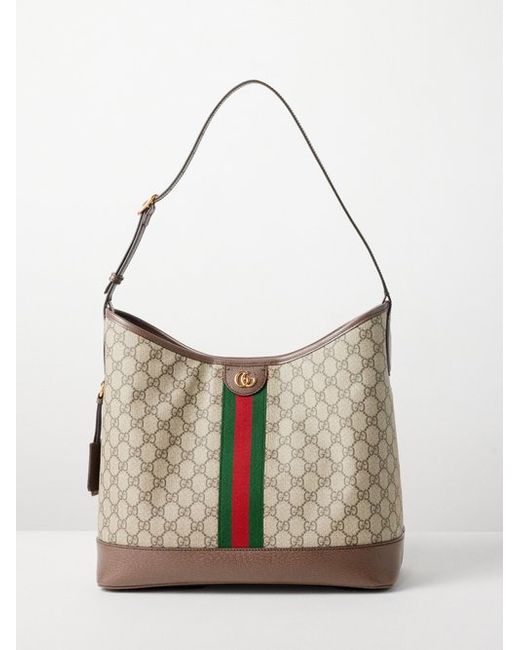 Gucci Ophidia Medium Gg-supreme Canvas Shoulder Bag