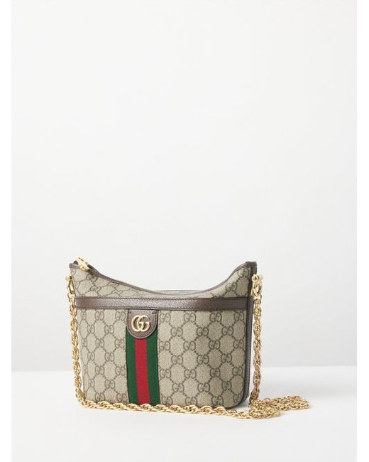 Gucci Ophidia Mini Gg-supreme Canvas Shoulder Bag