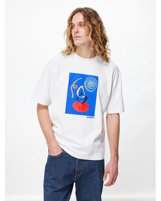 Jacquemus Cuadro Printed Cotton-jersey T-shirt