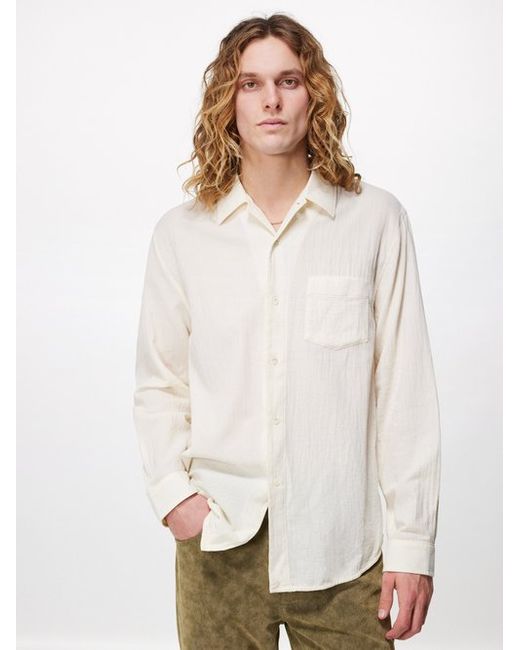 Séfr Leo Crinkled Cotton-voile Shirt