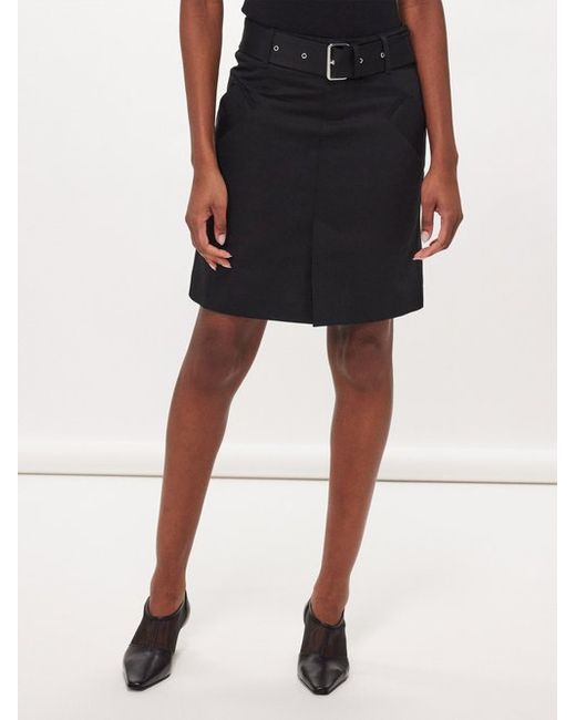Totême Organic-cotton Gabardine Mini Skirt