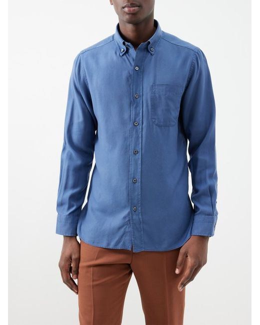 Tom Ford Garment-dyed Lyocell Shirt