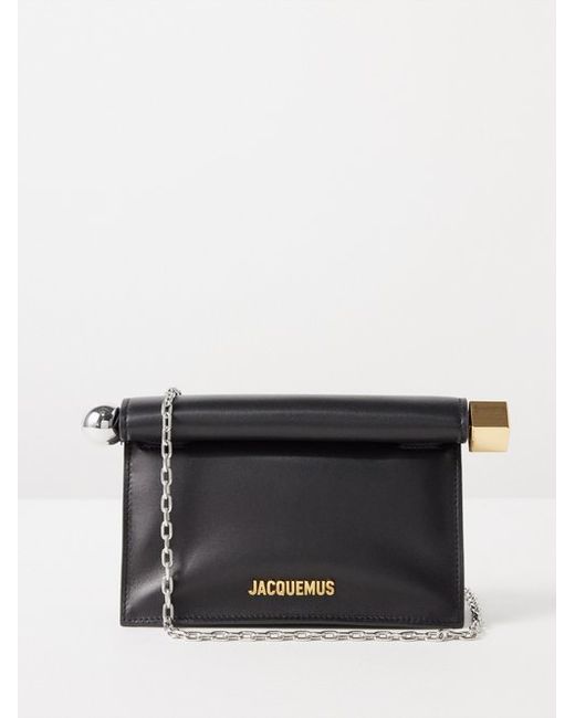 Jacquemus Pochette Small Leather Clutch Bag