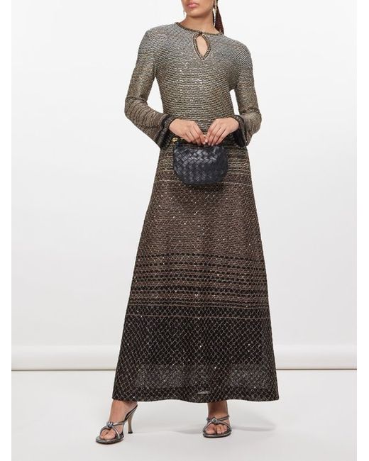 Missoni Sequinned Knit Maxi Dress