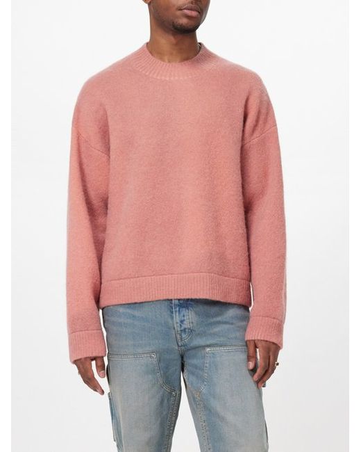 Represent Sprayed Horizons Brushed-knit Sweater
