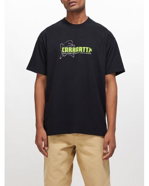 Carhartt Wip Unified Logo-print Organic-cotton Jersey T-shirt