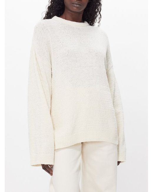 Totême Chenille-knit Cotton-blend Sweater