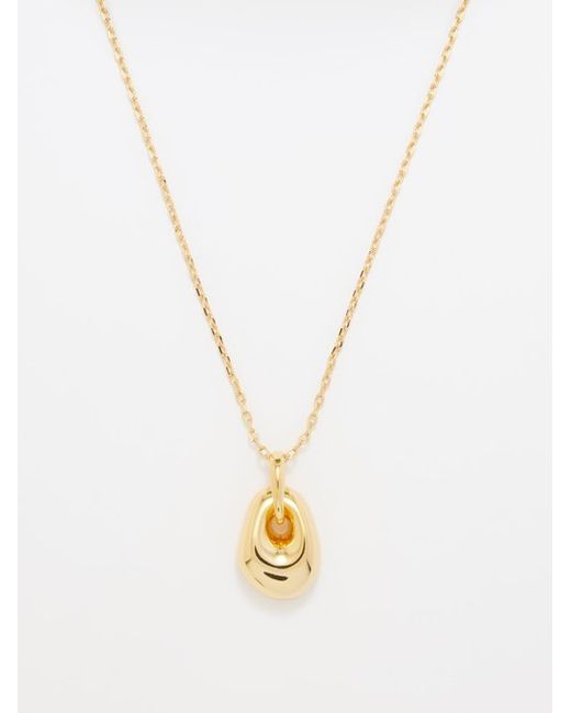 Anni Lu Pebble 18kt plated Necklace