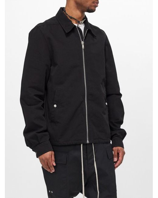 Rick Owens DRKSHDW Cotton-twill Zipped Jacket