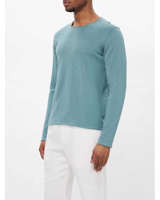 Hartford Supima Cotton-blend Crew-neck Sweater