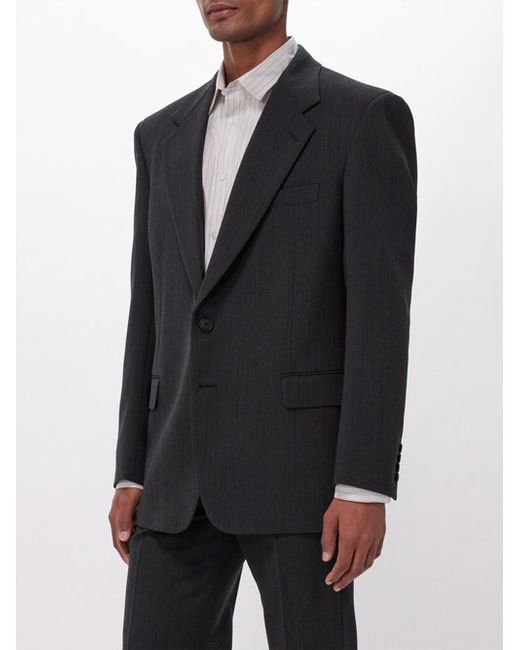The Row Phil Wool-twill Oversized Suit Jacket