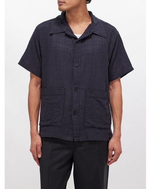 mfpen Senior Patch-pocket Cotton Shirt