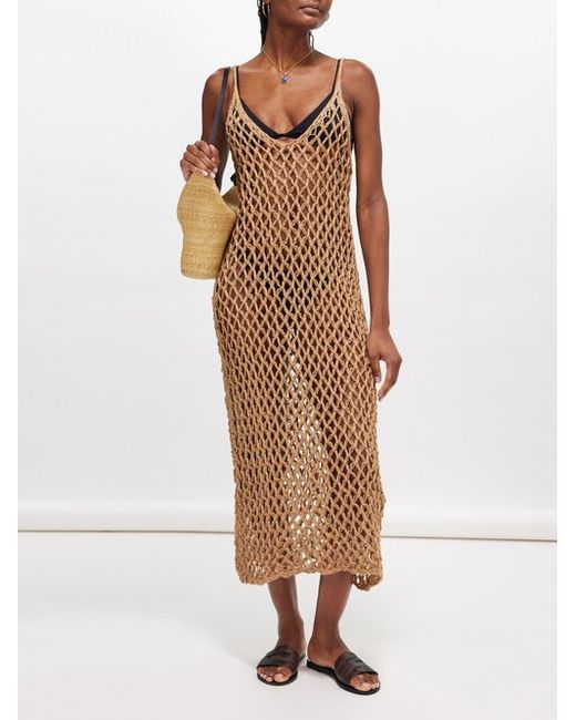Haight Moana Crochet-knit Beach Dress