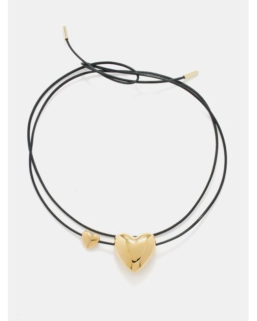 joolz by Martha Calvo Amor Cord And 14kt plated Choker Necklace