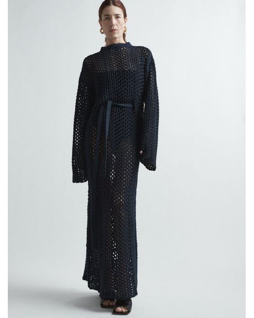 Raey Knitted Organic-cotton Maxi Dress