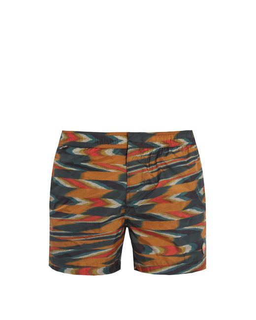 Missoni Mare Large-zigzag print swim shorts