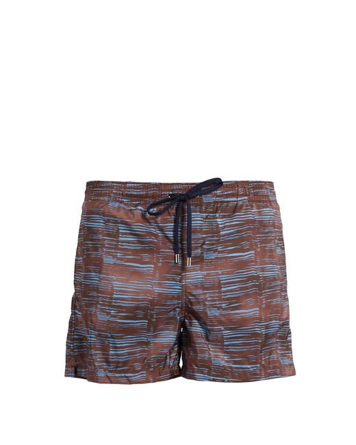 Boglioli Ripple-print swim shorts