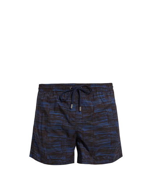 Boglioli Ripple-print swim shorts