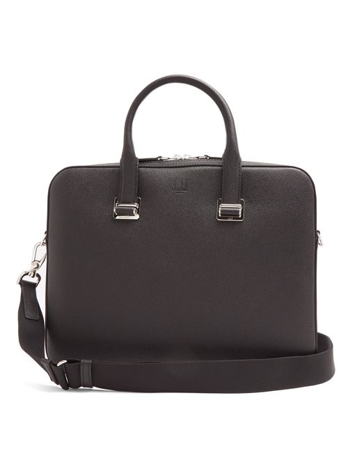 Dunhill Cadogan grained briefcase