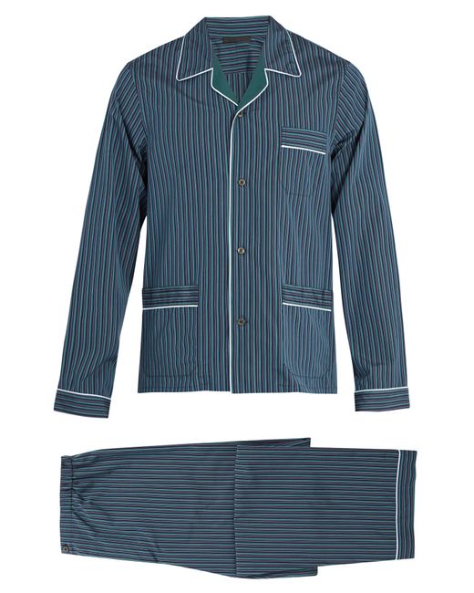 Prada Striped cotton pyjama set
