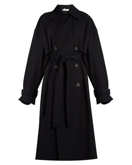 Raey Displaced Sleeve Oversized Twill Trench Coat