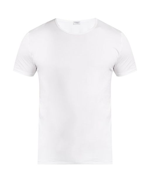 Zimmerli Pure Comfort Stretch Cotton T Shirt