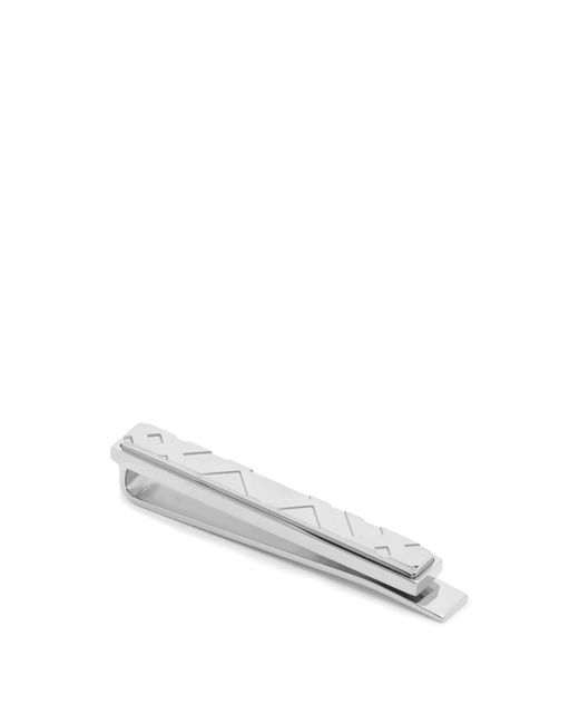 Burberry House-check embossed tie bar