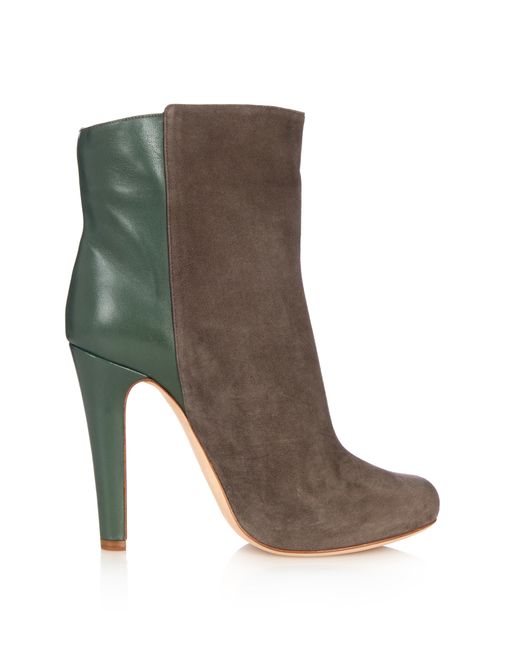Malone Souliers Madleen bi-colour suede ankle boots