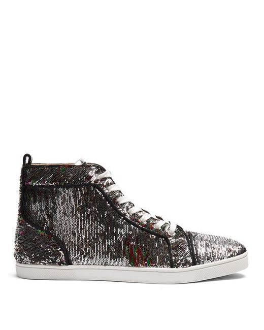 Christian Louboutin Bip Orlato High Top Embellished Trainers