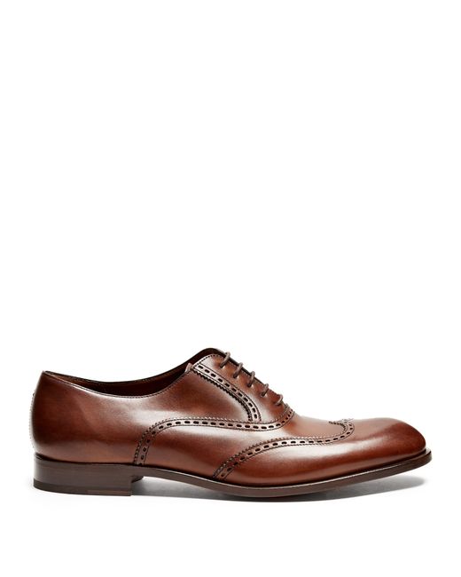 Fratelli Rossetti Liverpool leather oxford shoes