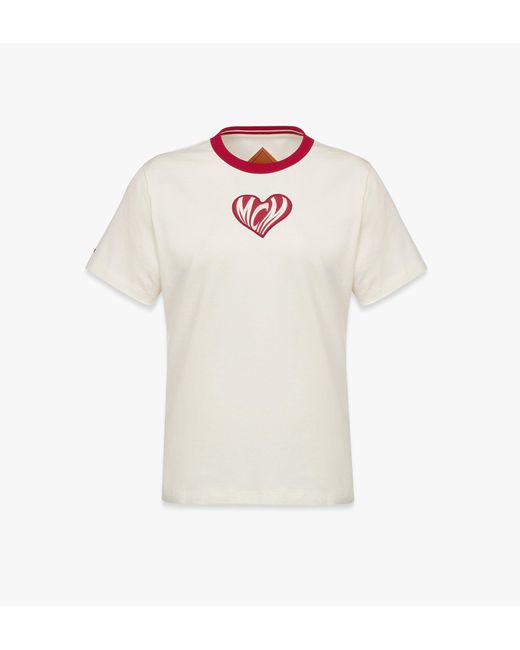 Mcm Heart Logo T-Shirt Organic Cotton