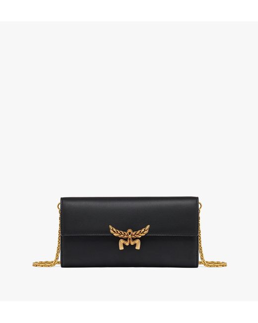 Mcm Himmel Chain Wallet Spanish Calf Leather