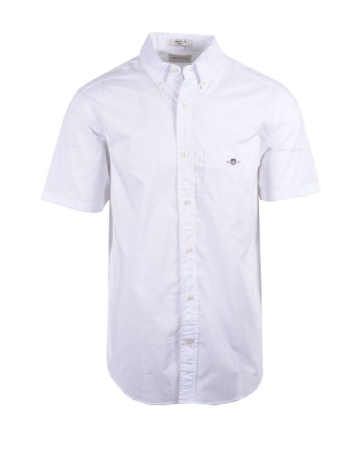 Gant Reg Poplin Short Sleeve Shirt