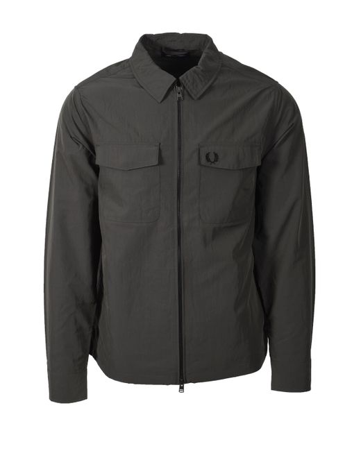 Fred Perry Zip Overshirt Field