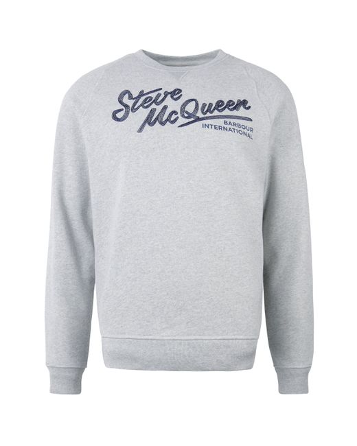 Barbour Steve McQueen™ Frankie Crew Neck Sweatshirt Marl SIZ