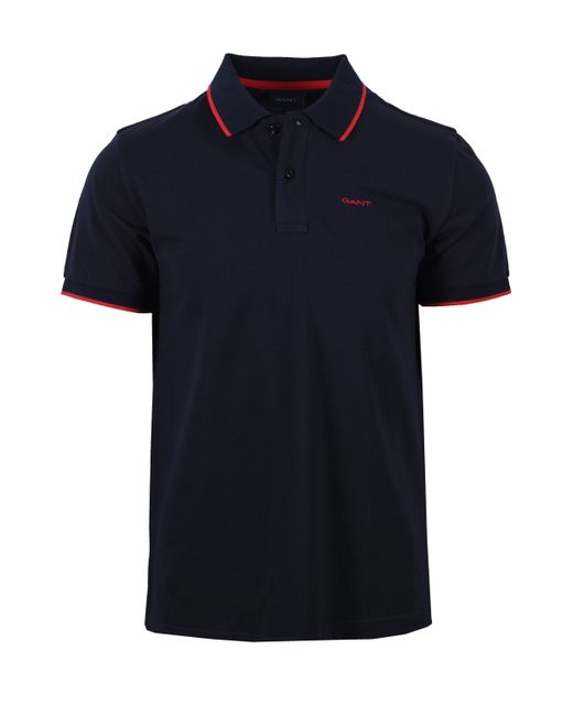 Gant Contrast Tipping Polo Shirt Evening M