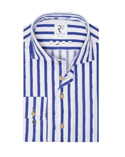 R2 Long Sleeved Shirt amp White Stripe 15.75/