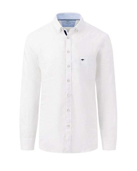 Fynch-Hatton Long Sleeved Linen Shirt