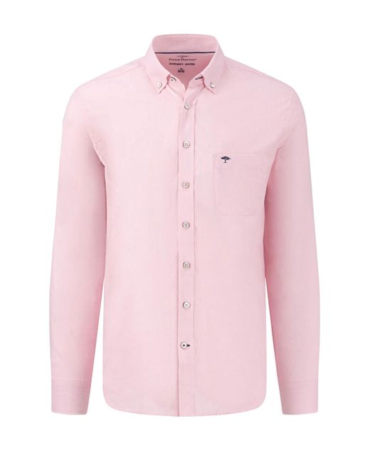 Fynch-Hatton Long Sleeved Oxford Button Down Collar Shirt S