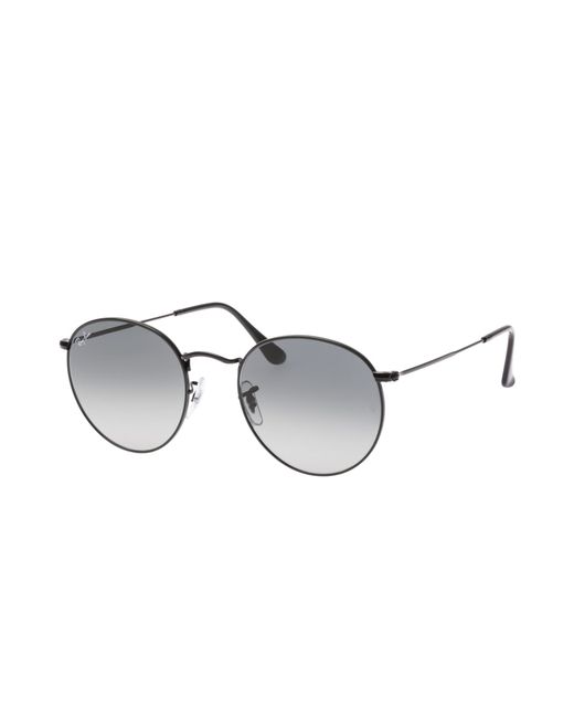 Ray-Ban Round Metal RB 3447N 002/71 L ROUND Sunglasses MALE available with prescription
