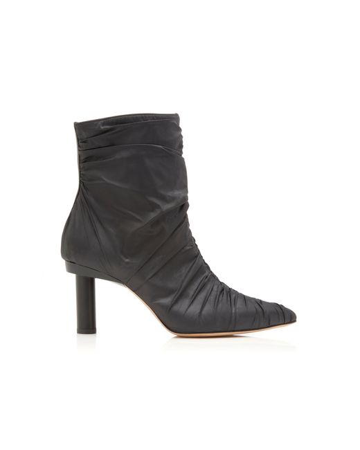 Tibi Tristian Ruched Ankle Boots